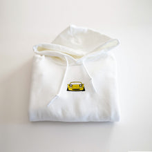 Load image into Gallery viewer, Sunburst Yellow Embroidered Miata Hoodie
