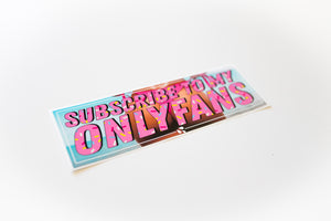 "Subscribe to my Onlyfans" Slap Sticker