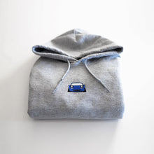 Load image into Gallery viewer, Mariner Blue Embroidered Miata Hoodie